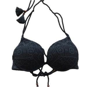 Victoria's Secret 'The Gorgeous' Crochet Halter Bikini Top